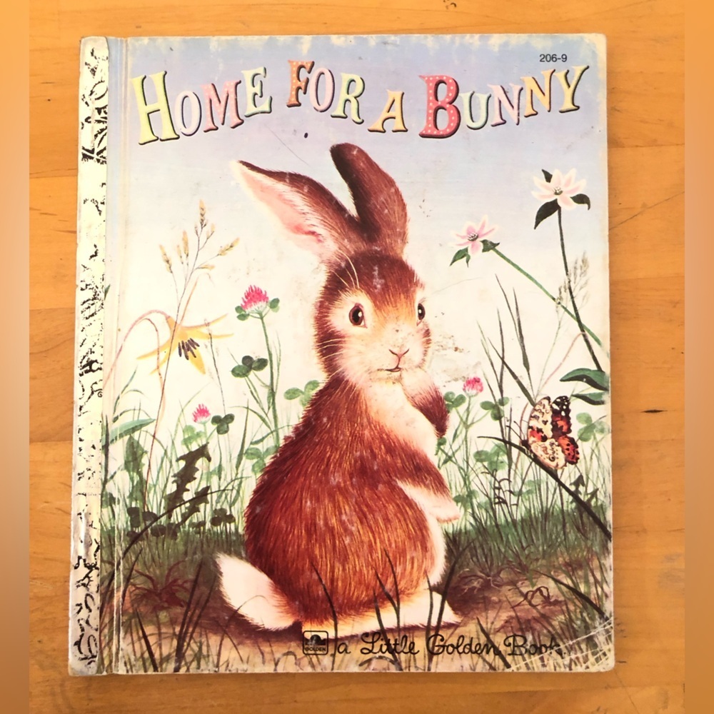 Vtg Children' s Book Home for a Bunny Book 1961